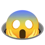 faccina terrorizzata + buco