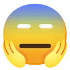 faccina terrorizzata + faccina inespressiva