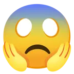 faccina terrorizzata + faccina arrabbiata