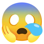 faccina terrorizzata + faccina assonnata