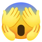 faccina terrorizzata + non vedo
