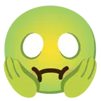 faccina terrorizzata + faccina nauseata