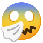 faccina terrorizzata + faccina che starnutisce