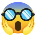faccina terrorizzata + faccina travestita