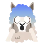 faccina terrorizzata + lama