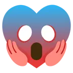 faccina terrorizzata + cuori