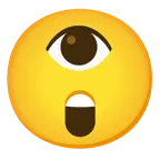 faccina stupita + occhio
