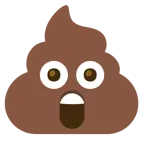 faccina stupita + cacca