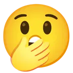 faccina stupita + faccina che sbadiglia