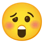 faccina stupita + faccina stordita