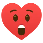 faccina stupita + cuori