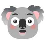 faccina imbarazzata + koala