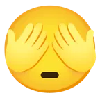 faccina imbarazzata + non vedo