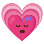 sleeping face + growing heart