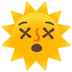 faccina frastornata + faccina sole