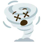 faccina frastornata + tornado