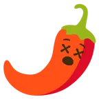 faccina frastornata + peperoncino