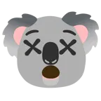 faccina frastornata + koala