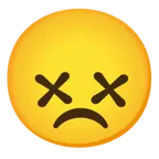 faccina frastornata + faccina arrabbiata