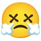 faccina frastornata + faccina che sbuffa