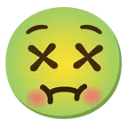 faccina frastornata + faccina nauseata
