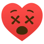 faccina frastornata + cuori
