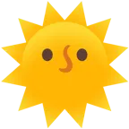 faccina senza bocca + faccina sole
