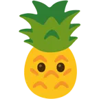 faccina senza bocca + ananas