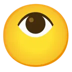faccina senza bocca + occhio