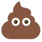 faccina senza bocca + cacca