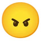 faccina senza bocca + faccina arrabbiata