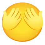 faccina senza bocca + non vedo