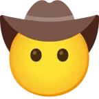 faccina senza bocca + faccina con cappello da cowboy