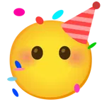 faccina senza bocca + faccina che festeggia