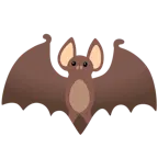 faccina senza bocca + pipistrello