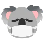 faccina con mascherina + koala