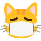 faccina con mascherina + muso di gatto