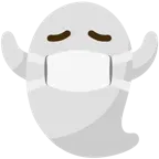 faccina con mascherina + fantasma