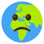 faccina leggermente imbronciata + Europa e Africa