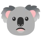 faccina leggermente imbronciata + koala