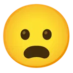 faccina leggermente imbronciata + faccina imbronciata con bocca aperta