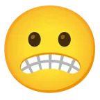 faccina leggermente imbronciata + faccina con smorfia
