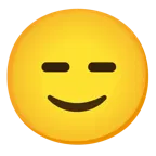 slightly smiling face + expressionless face