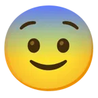 slightly smiling face + fearful face