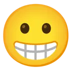 slightly smiling face + grimacing face