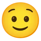 slightly smiling face + hushed face