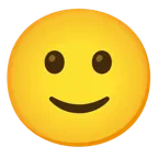 slightly smiling face + slightly frowning face