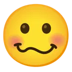 slightly smiling face + woozy face