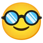 slightly smiling face + disguised face