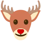 slightly smiling face + deer